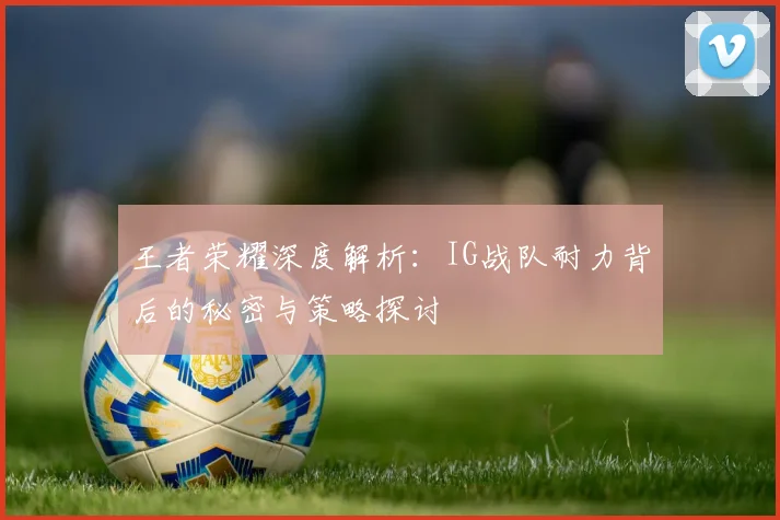 王者荣耀深度解析：IG战队耐力背后的秘密与策略探讨