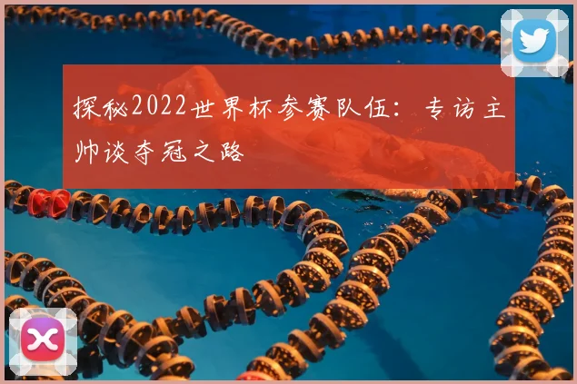 探秘2022世界杯参赛队伍：专访主帅谈夺冠之路
