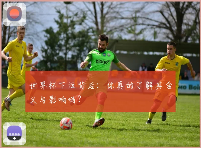 世界杯下注背后：你真的了解其含义与影响吗？